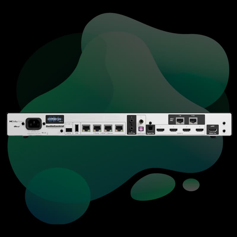 AudioControl Hyperion DPR-16 rear connectivity panel