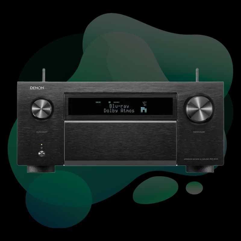Denon AVC-A1H home cinema equipment view 1