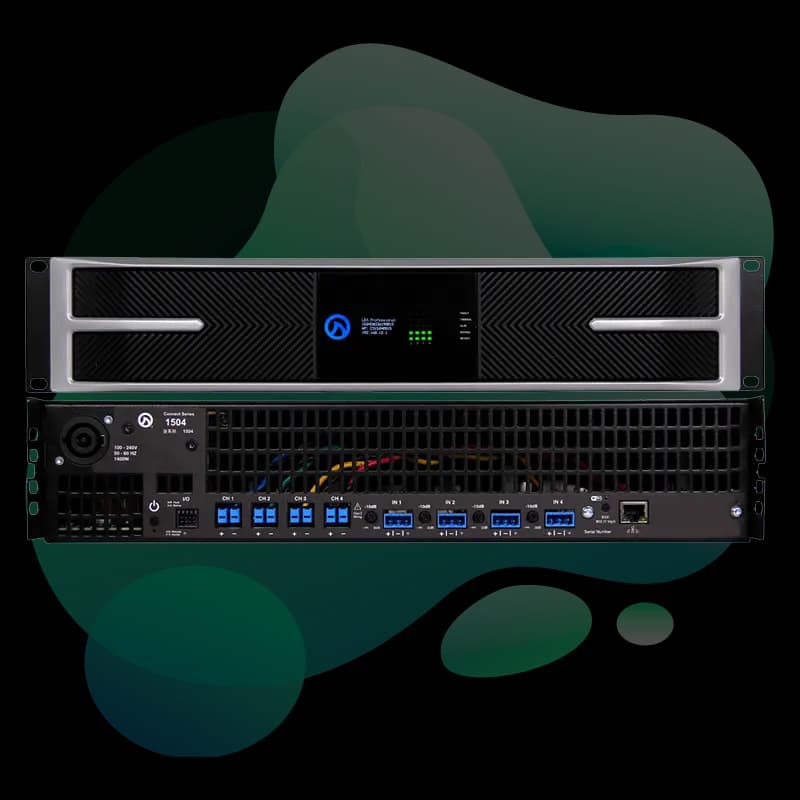 LEA Professional Connect 1504 smart amplifier