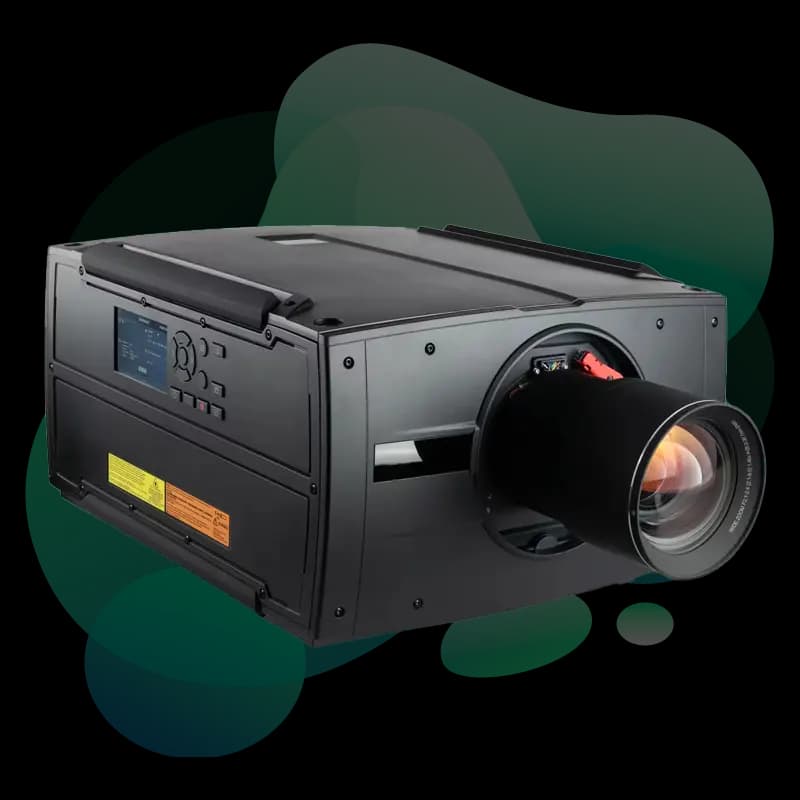 Barco Heimdall+ CinemaScope — rear connectivity panel