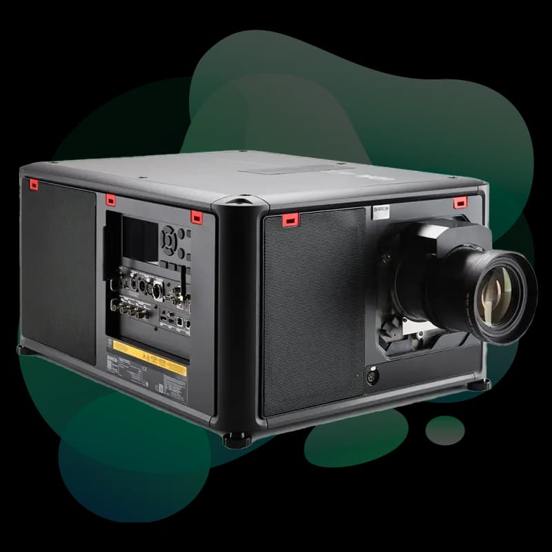 Barco Njord three-chip DLP laser projector — Theater & Media Room Series, front view