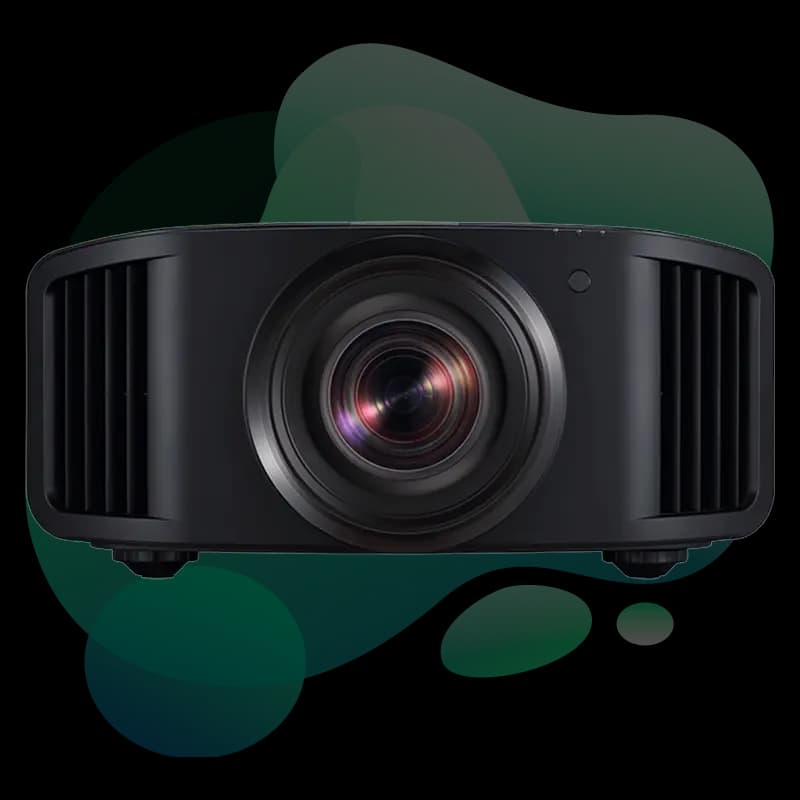 JVC DLA-NZ900 side view showing premium lens chassis