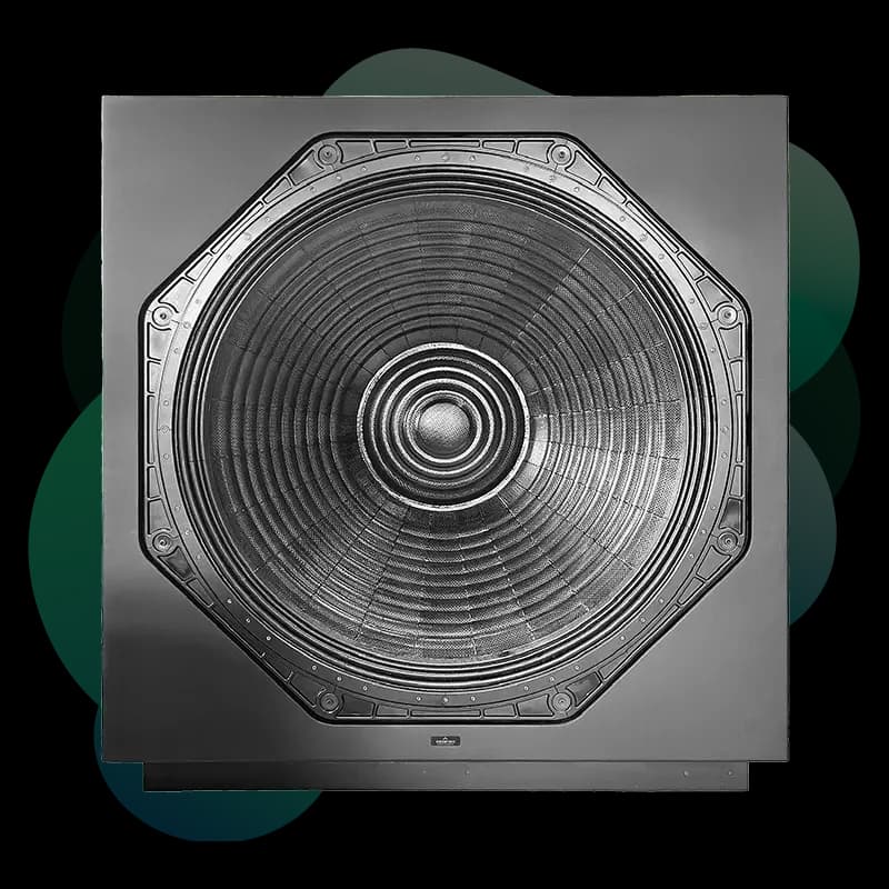 Ascendo THE64 Sub Pro Passive Sealed subwoofer front view