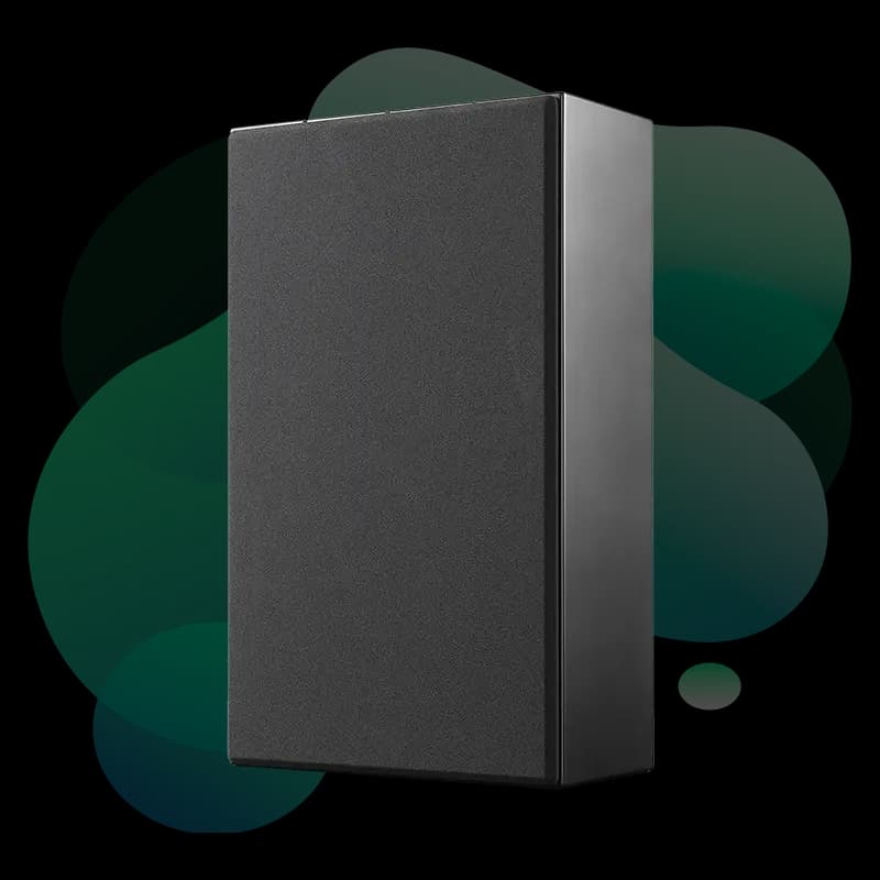 Ascendo THE10 Passive On Wall speaker front view