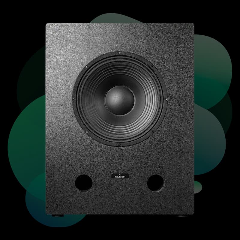 Ascendo THE15 Sub Passive Vented subwoofer side view
