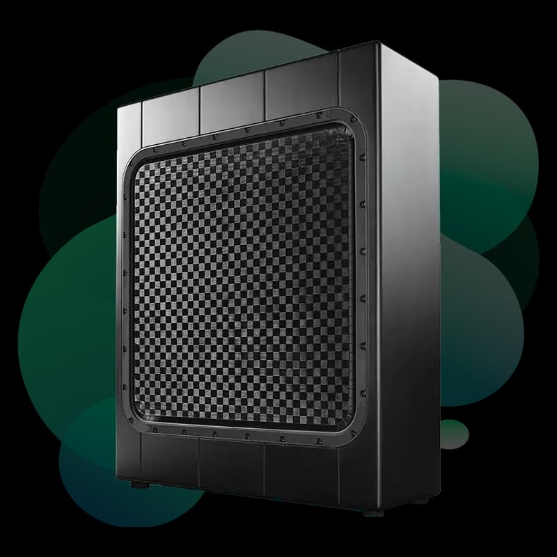 Ascendo THE28 Sub Squared Pro Passive Sealed Shallow subwoofer front view