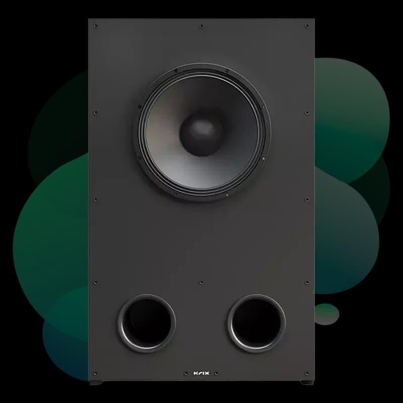Krix Cyclonix 18 flagship single-driver cinema subwoofer