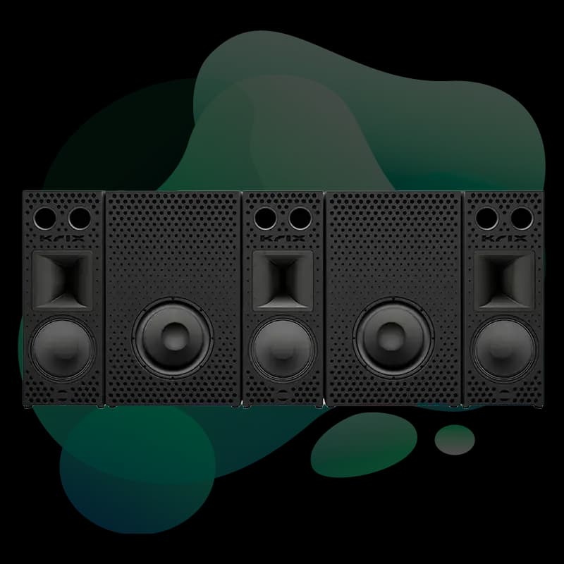 Krix MX-30i modular cinema speaker front view