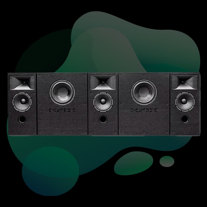 Krix MX-5 modular cinema speaker front view