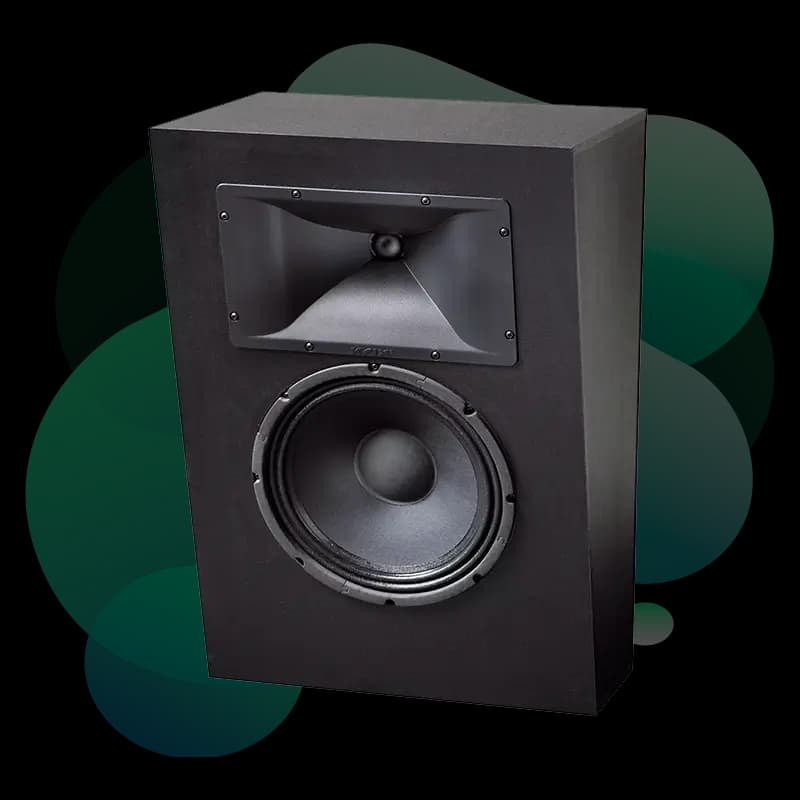 Krix Megaphonix angled view showing waveguide detail