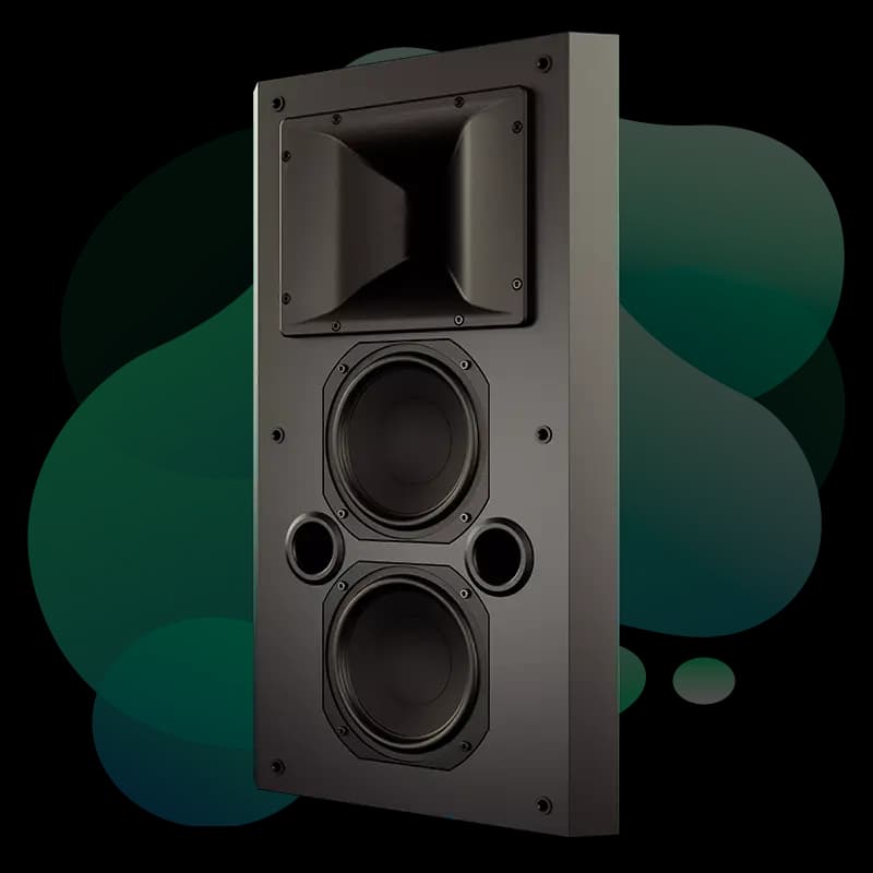 Krix OWX-55 compact on-wall cinema speaker front view