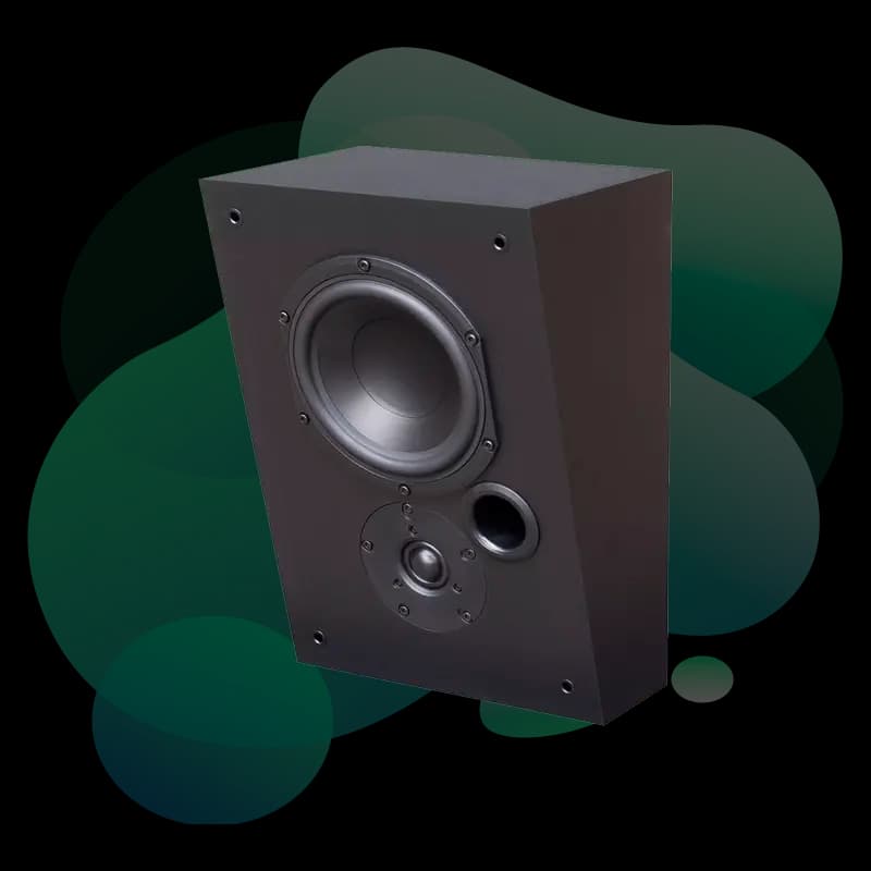 Krix Phonix standard on-wall cinema speaker front view