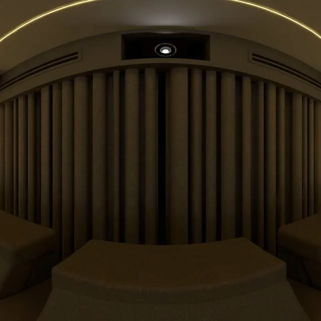 Portal, a Kolosseum home cinema design visualisation