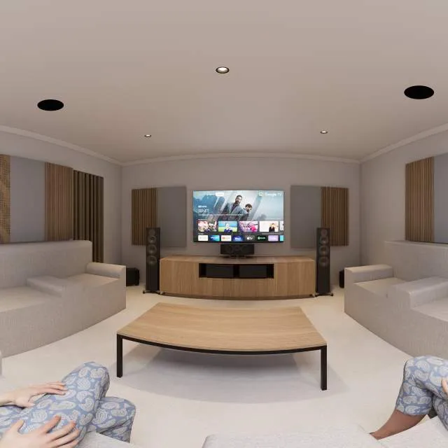 Towers of Power, a Kolosseum home cinema design visualisation