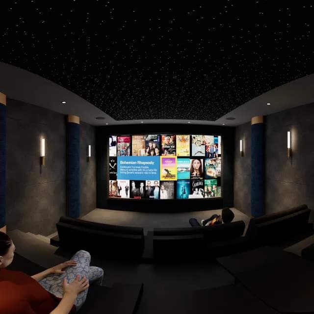 Convex Dimension, a Kolosseum home cinema design visualisation