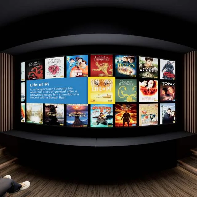 Sunken Assets, a Kolosseum home cinema design visualisation