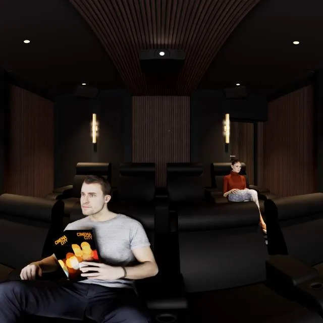 Destinatianl, a Kolosseum home cinema design visualisation