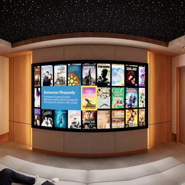 Bedazzel, a Kolosseum home cinema design visualisation