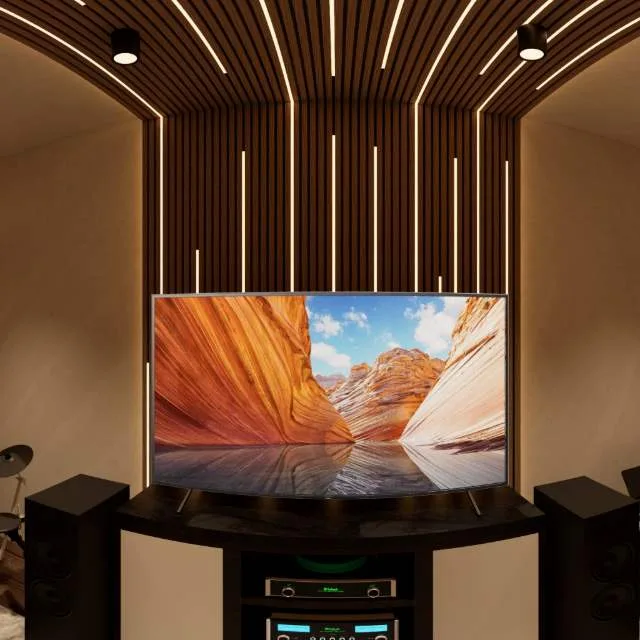 Music Room, a Kolosseum home cinema design visualisation