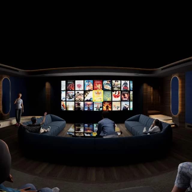 Entertain Maxing, a Kolosseum home cinema design visualisation
