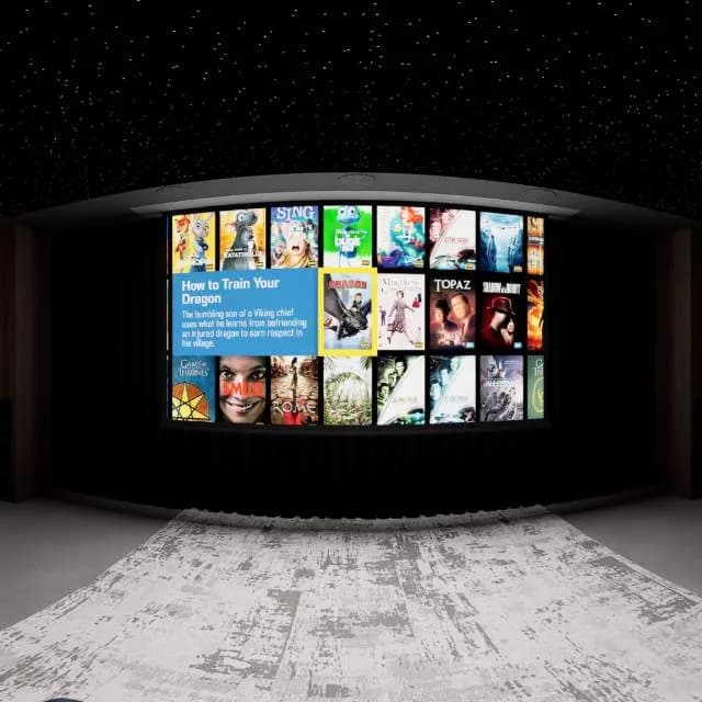 Rammed Wall Entertainer, a Kolosseum home cinema design visualisation