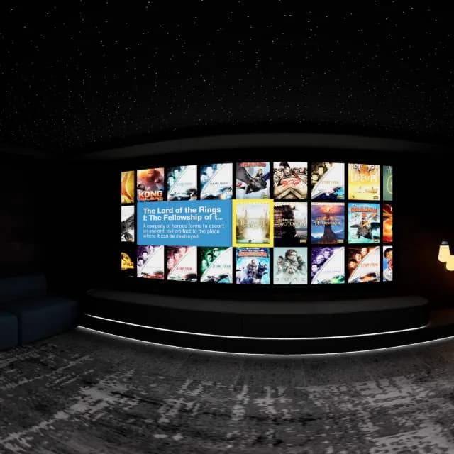 Star Club, a Kolosseum home cinema design visualisation