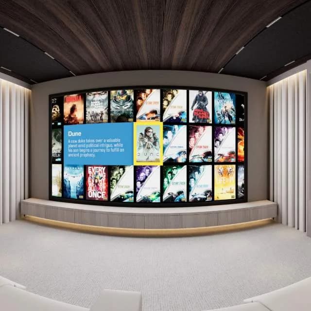Quiet Luxury, a Kolosseum home cinema design visualisation