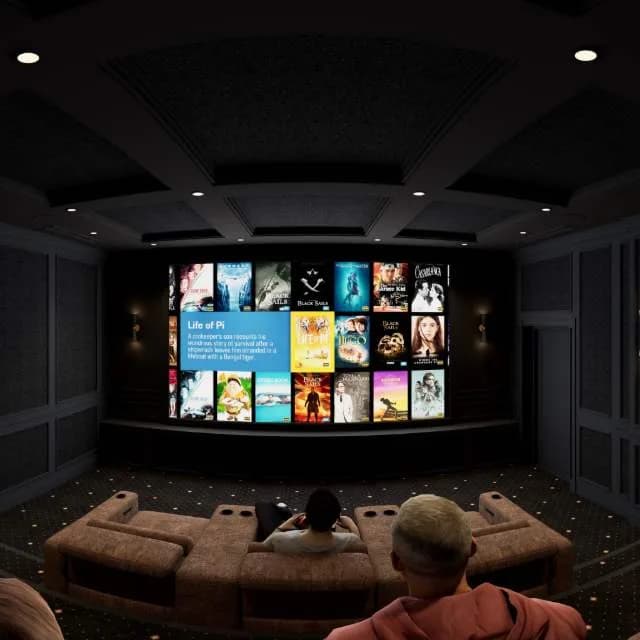 Americana, a Kolosseum home cinema design visualisation