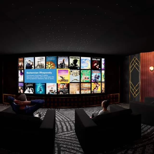 Ottoman Empire, a Kolosseum home cinema design visualisation