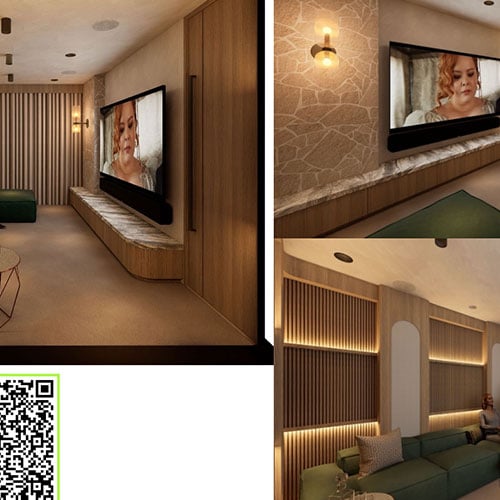 Home cinema design project by Kolosseum — project 1