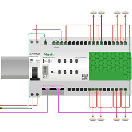 Kolosseum lighting control project — view 1