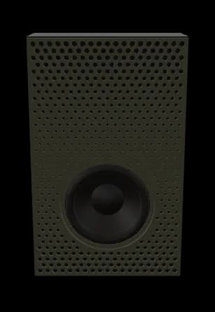 Krix MXi-118 — single subwoofer module — 3D model render