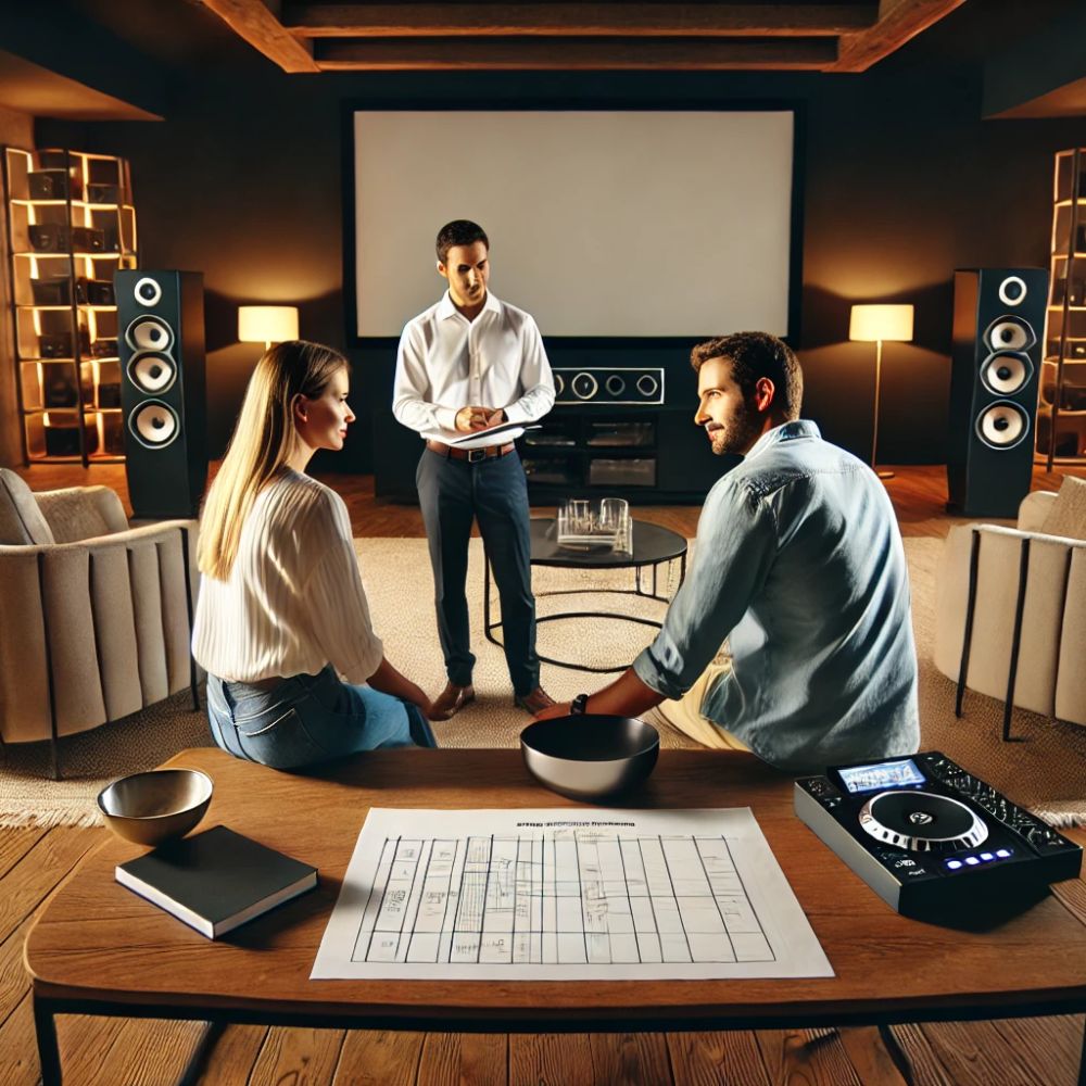 Home cinema rooms acoustic signature